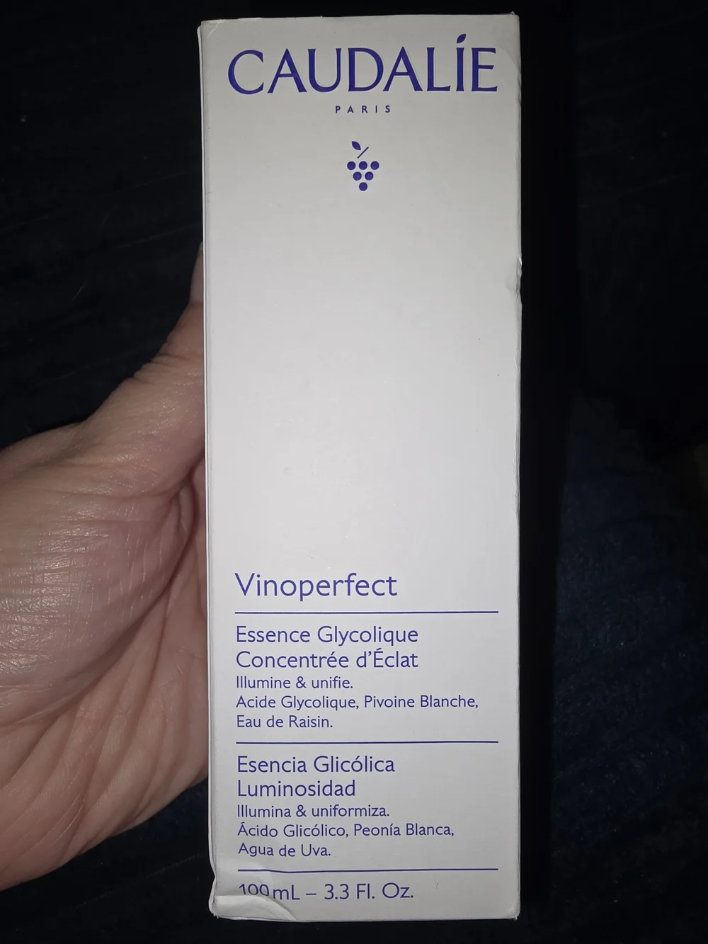 Caudalie Vinoperfect Concentrated Brightening Essence 3.3oz, Purchased In France